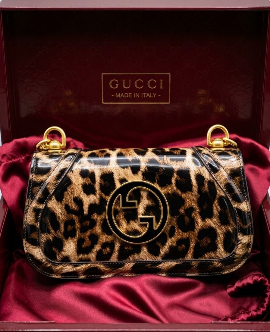 G-U-C-C-I Blondie Small Shoulder Women Bag – Cheetah Tiger Print