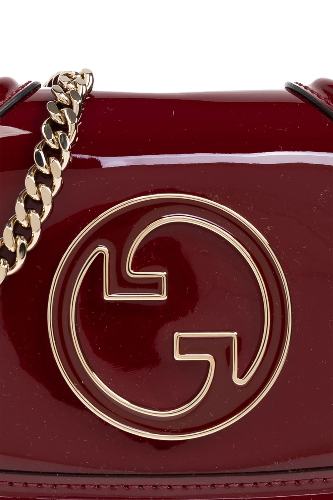 G-U-C-C-I Blondie Small Shoulder Women Bag – Rosso Ancora Red Patent