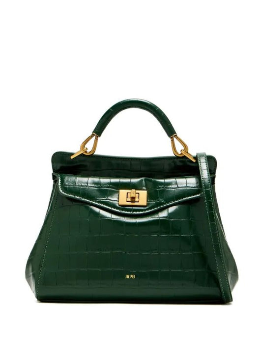 J-W P-E-I Lucia Classic Top Handle Women Bag – Elegant Everyday Style (Green)