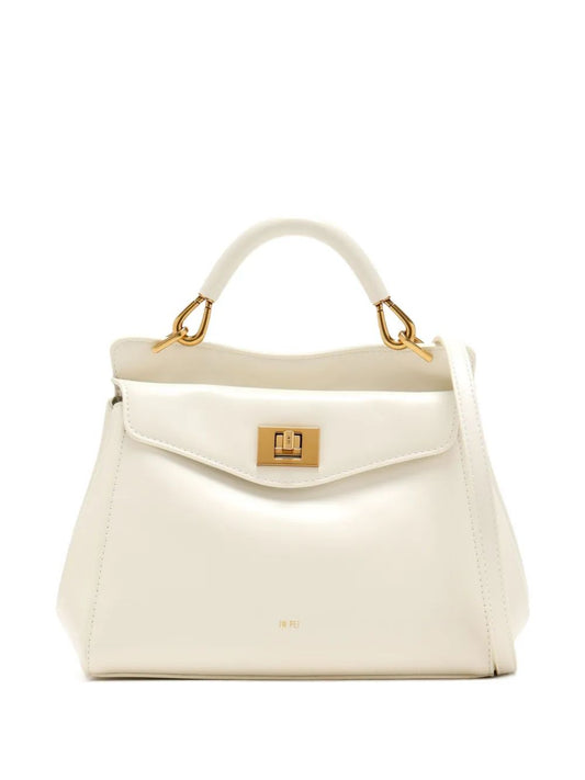 J-W P-E-I Lucia Classic Top Handle Women Bag – Elegant Everyday Style (White)