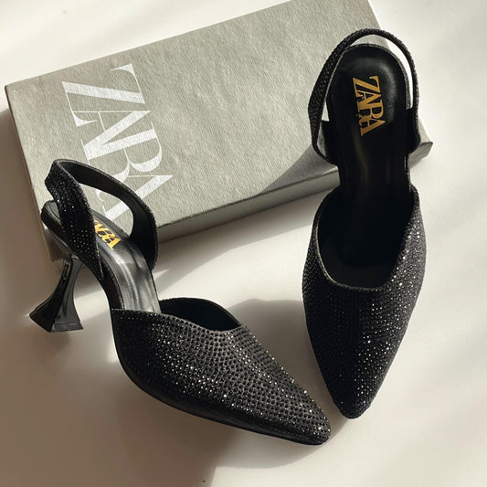 Z-A-R-A Women Heels – Elegant Style (Black)