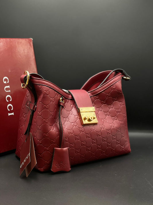G-U-C-C-I Handbag – Premium Women Bag (Red)