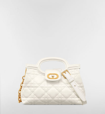 C-H-R-I-S-T-I-A-N D-I-O-R Jolie Top Handle Mini Women Bag – Elegant Edition (White)