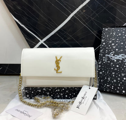 Y-S-L S-A-I-N-T L-A-U-R-E-N-T Paris Crossbody Women Bag – Master High Quality Edition (White)