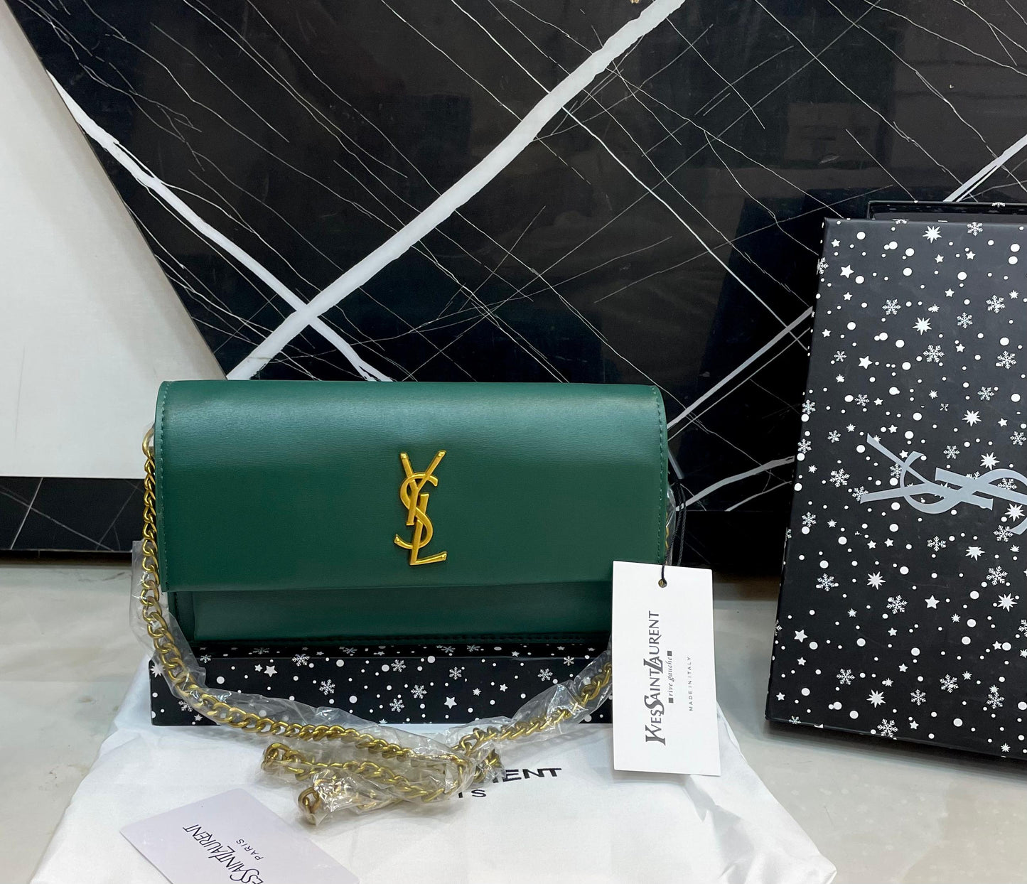 Y-S-L S-A-I-N-T L-A-U-R-E-N-T Paris Crossbody Women Bag – Master High Quality Edition (Green)