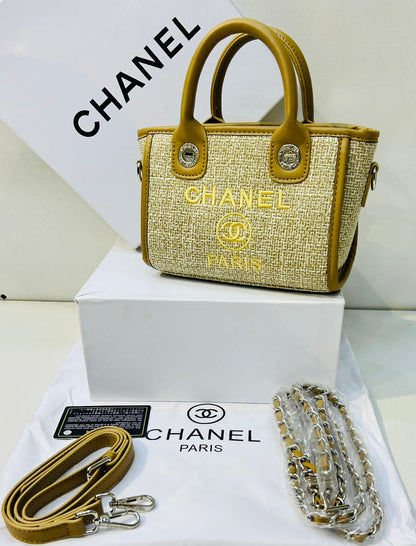C-H-A-N-E-L Mini Tote Women Bag – Master Luxury Edition (Beige)