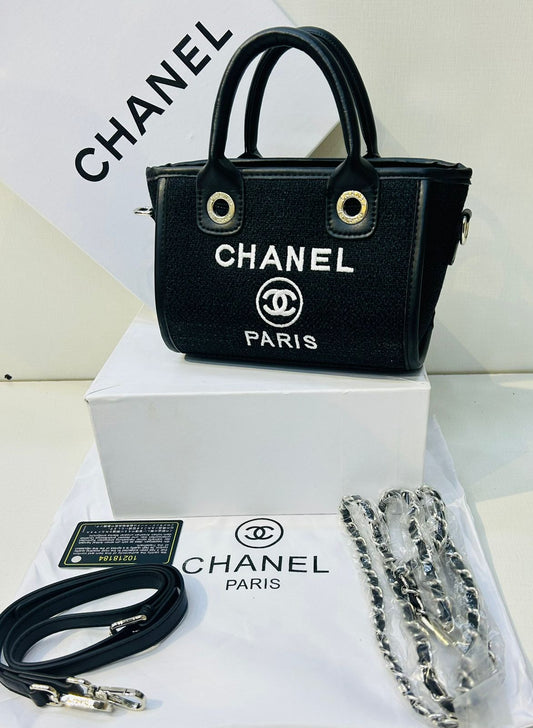 C-H-A-N-E-L Mini Tote Women Bag – Master Luxury Edition (Black)