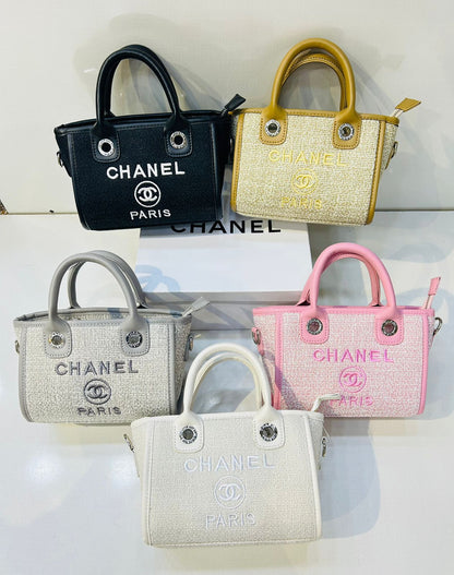 C-H-A-N-E-L Mini Tote Women Bag – Master Luxury Edition (White)