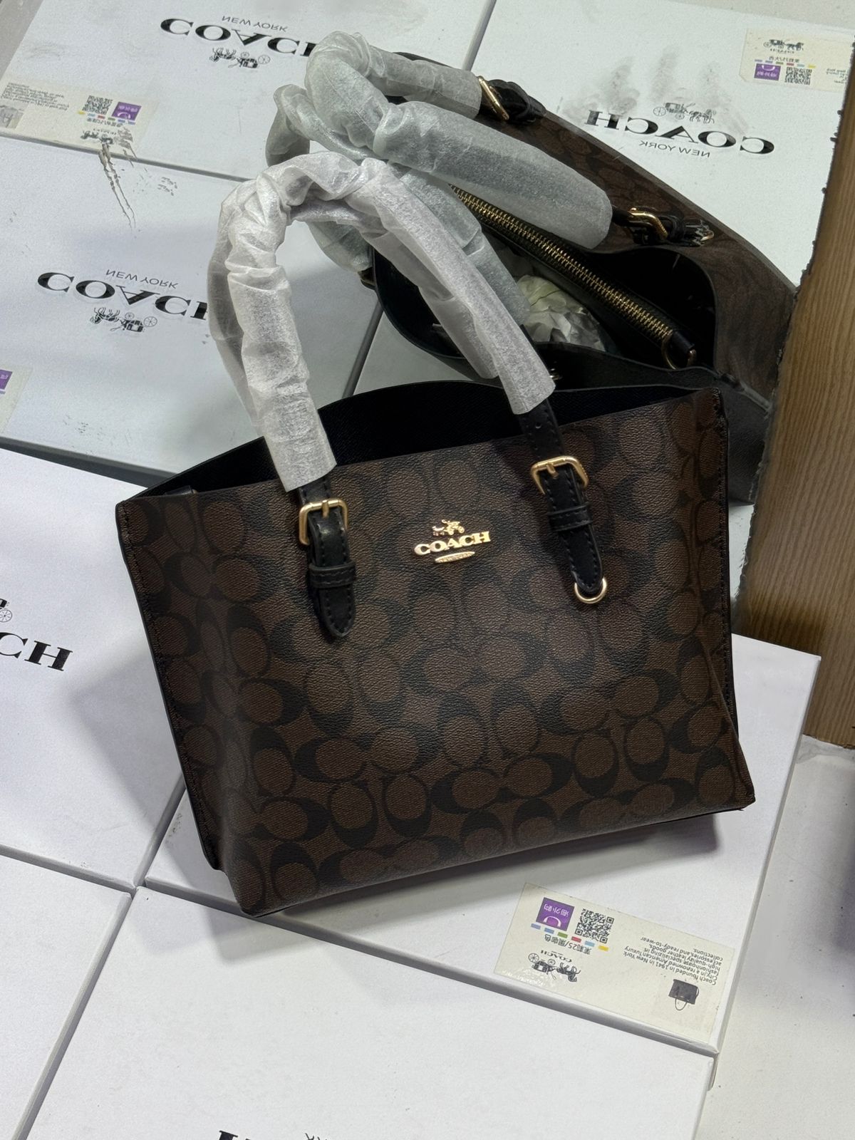 C-O-A-C-H Women Bag – Master Quality Edition (Brown/Black)