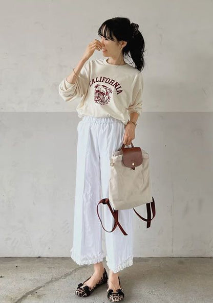 L-O-N-G-C-H-A-M-P Backpack – Classic Everyday Edition (Beige)