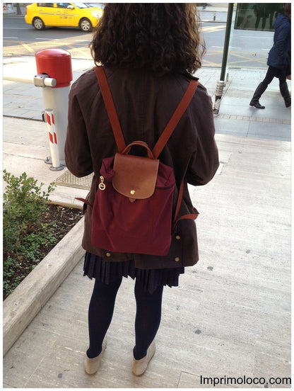 L-O-N-G-C-H-A-M-P Backpack – Classic Everyday Edition (Maroon)