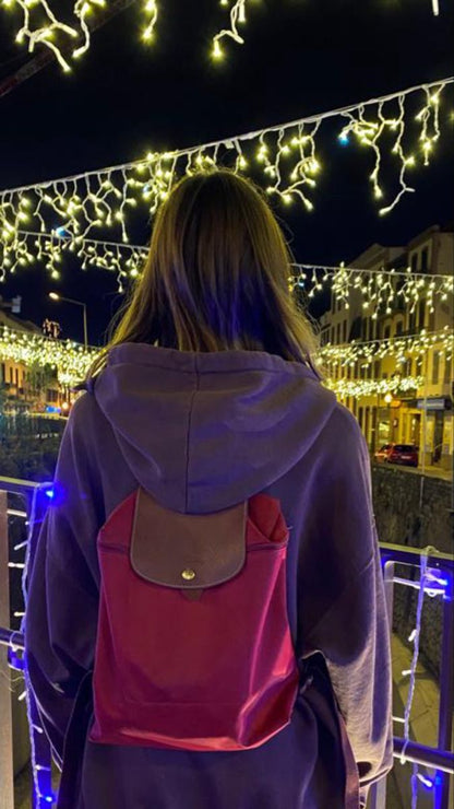 L-O-N-G-C-H-A-M-P Backpack – Classic Everyday Edition (Maroon)