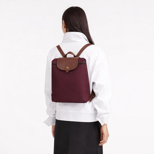 L-O-N-G-C-H-A-M-P Backpack – Classic Everyday Edition (Maroon)