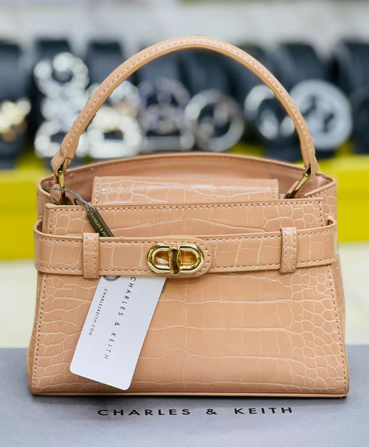C-H-A-R-L-E-S & K-E-I-T-H Original Women Bag – Classic Edition (Peach)