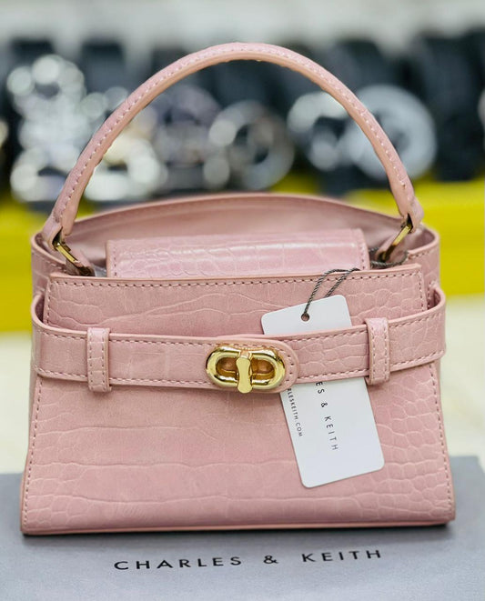 C-H-A-R-L-E-S & K-E-I-T-H Original Women Bag – Classic Edition (Pink)