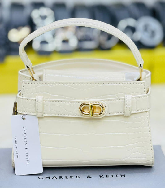 C-H-A-R-L-E-S & K-E-I-T-H Original Women Bag – Classic Edition (White)