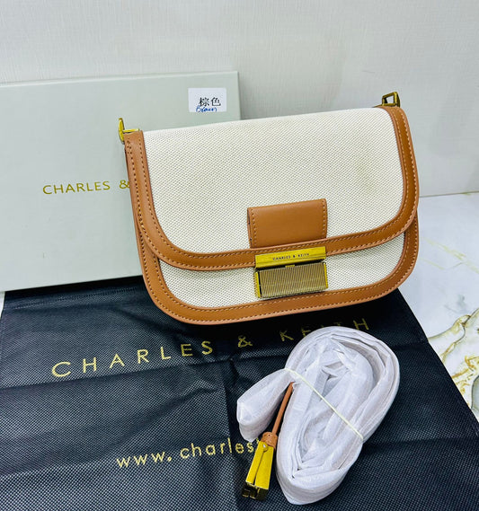 C-H-A-R-L-E-S & K-E-I-T-H Crossbody Women Bag – AAA Quality Edition (Brown)