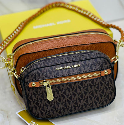 M-I-C-H-A-E-L K-O-R-S 2PC Set Women Bag – Master Class Edition (Brown)
