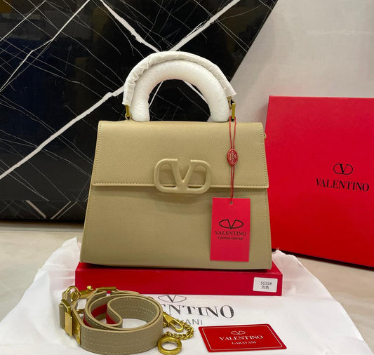 V-A-L-E-N-T-I-N-O Crossbody Women Bag – Master Quality Edition (Beige)