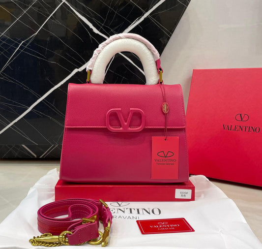 V-A-L-E-N-T-I-N-O Crossbody Women Bag – Master Quality Edition (Pink)