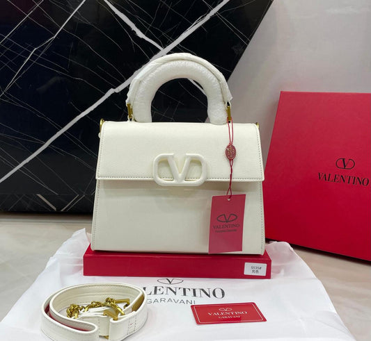 V-A-L-E-N-T-I-N-O Crossbody Women Bag – Master Quality Edition (White)