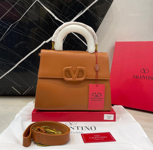 V-A-L-E-N-T-I-N-O Crossbody Women Bag – Master Quality Edition (Brown)