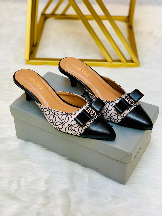 L-O-E-W-E Heels – Official Model Women Footwear (Black)