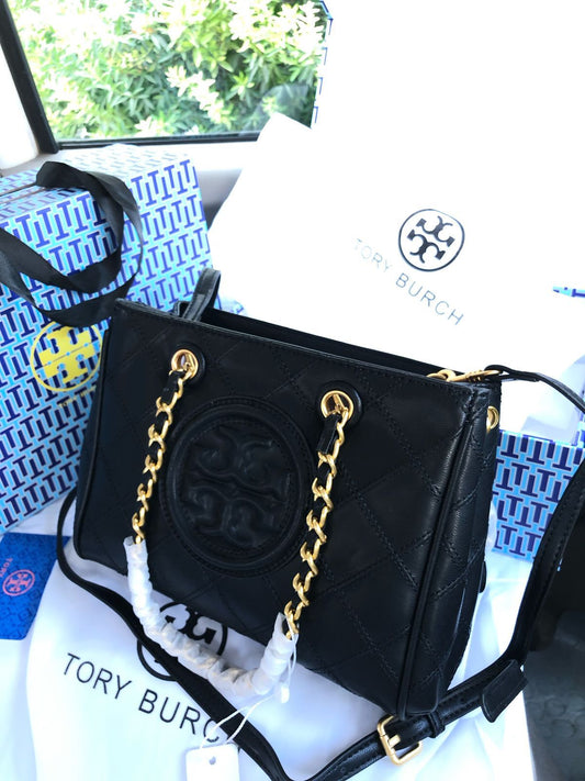 T-O-R-Y B-U-R-C-H Spacious Tote Women Bag – Master Quality Edition (Black)