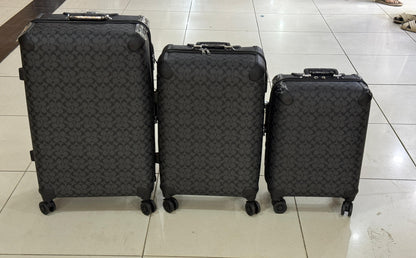 C-O-A-C-H Branded Trolley Bag Sets – Travel Collection (Design-1)