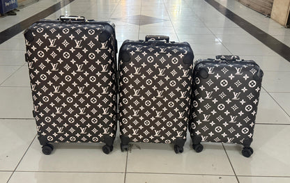 L-O-U-I-S V-U-I-T-T-O-N Branded Trolley Bag Sets – Travel Collection (Design-1)
