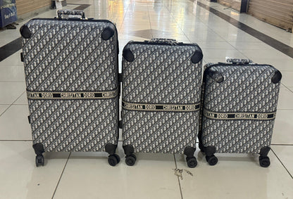 C-H-R-I-S-T-I-A-N D-I-O-R Branded Trolley Bag Sets – Travel Collection (Design-1)