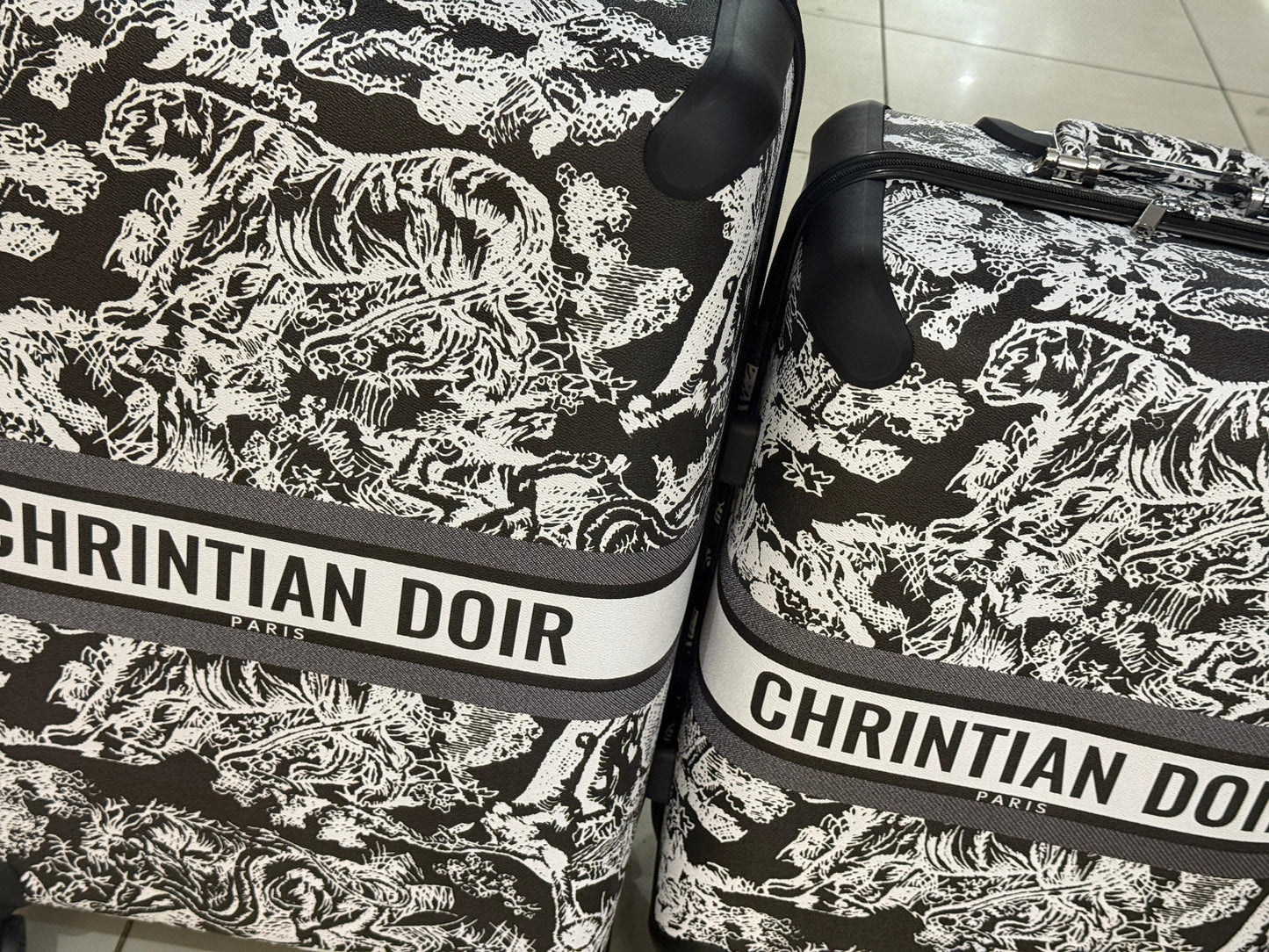 C-H-R-I-S-T-I-A-N D-I-O-R Branded Trolley Bag Sets – Travel Collection (Design-2)