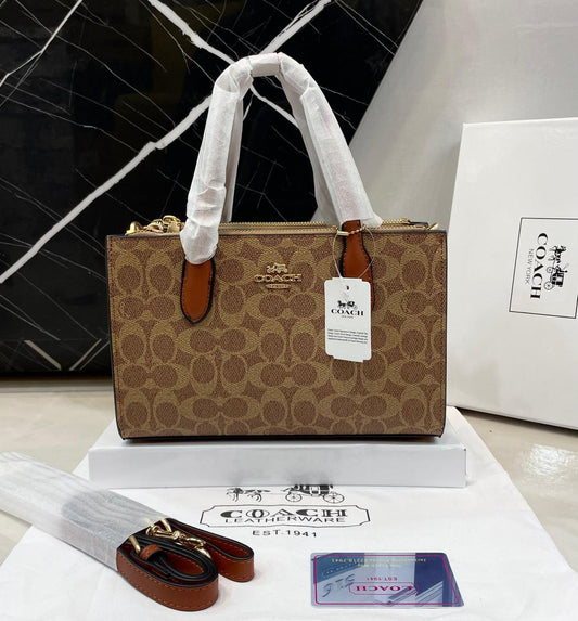 C-O-A-C-H Small Tote & Crossbody Women Bag – Master Class Edition (Brown-2)