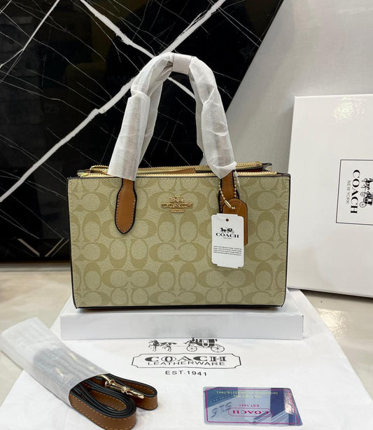 C-O-A-C-H Small Tote & Crossbody Women Bag – Master Class Edition (Cream/Beige)