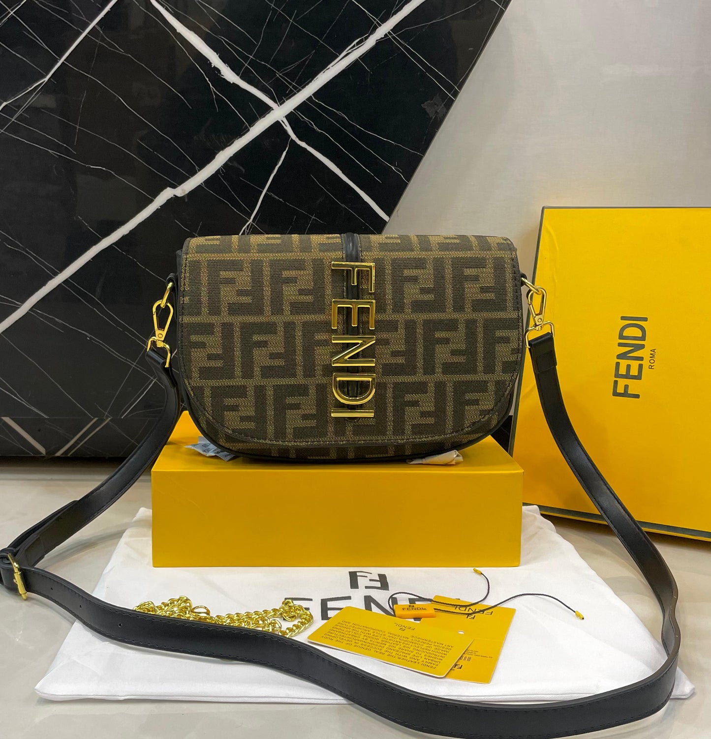 F-E-N-D-I Crossbody Women Bag – Master Class Edition (Design-2)