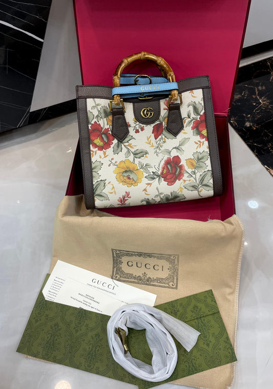 G-U-C-C-I Luxury Bamboo Handle Series Women Bag – Master Quality | (Colorful-3)