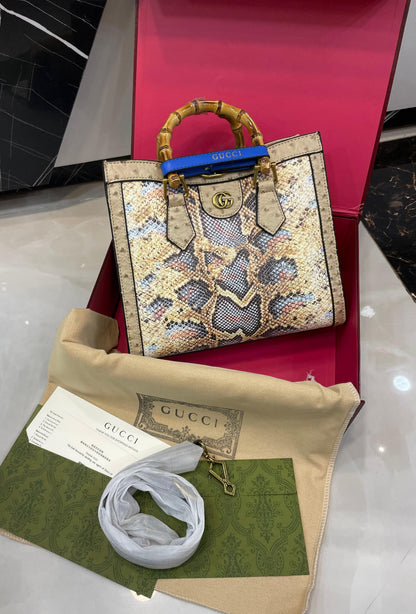 G-U-C-C-I Luxury Bamboo Handle Series Women Bag – Master Quality | (Colorful-2)
