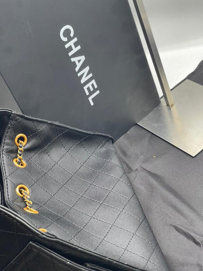 C-H-A-N-E-L 25 Small Handbag – Elegant Women Bag (Black)