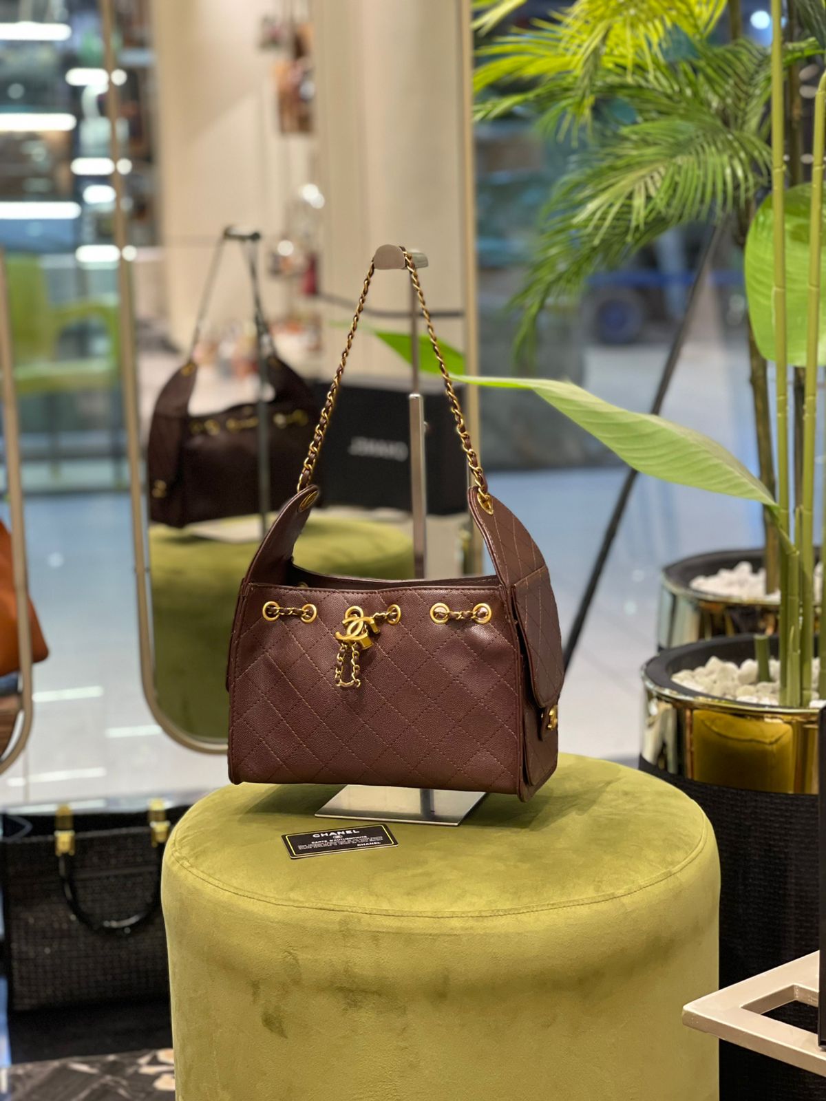 C-H-A-N-E-L 25 Small Handbag – Elegant Women Bag (Brown-2)