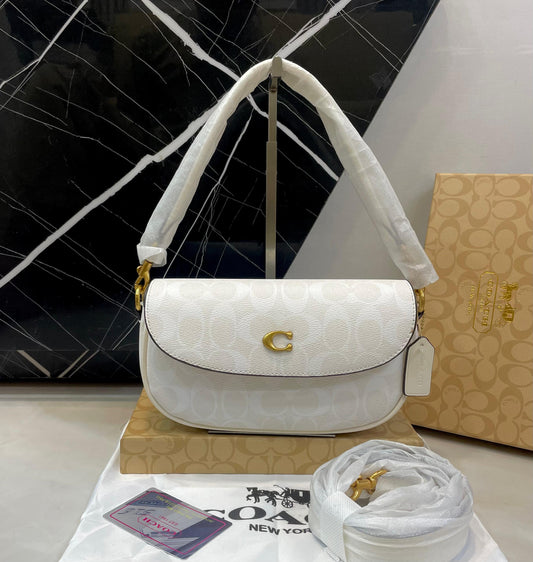 C-O-A-C-H Everyday Crossbody Women Bag – Master Class Edition (White)