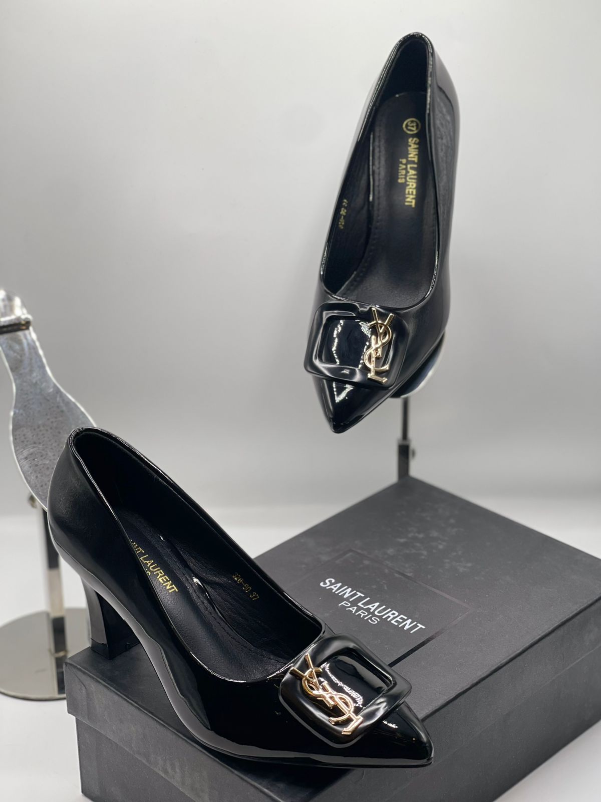 Y-S-L Imported Heels – AAA Quality Women Footwear (Black)