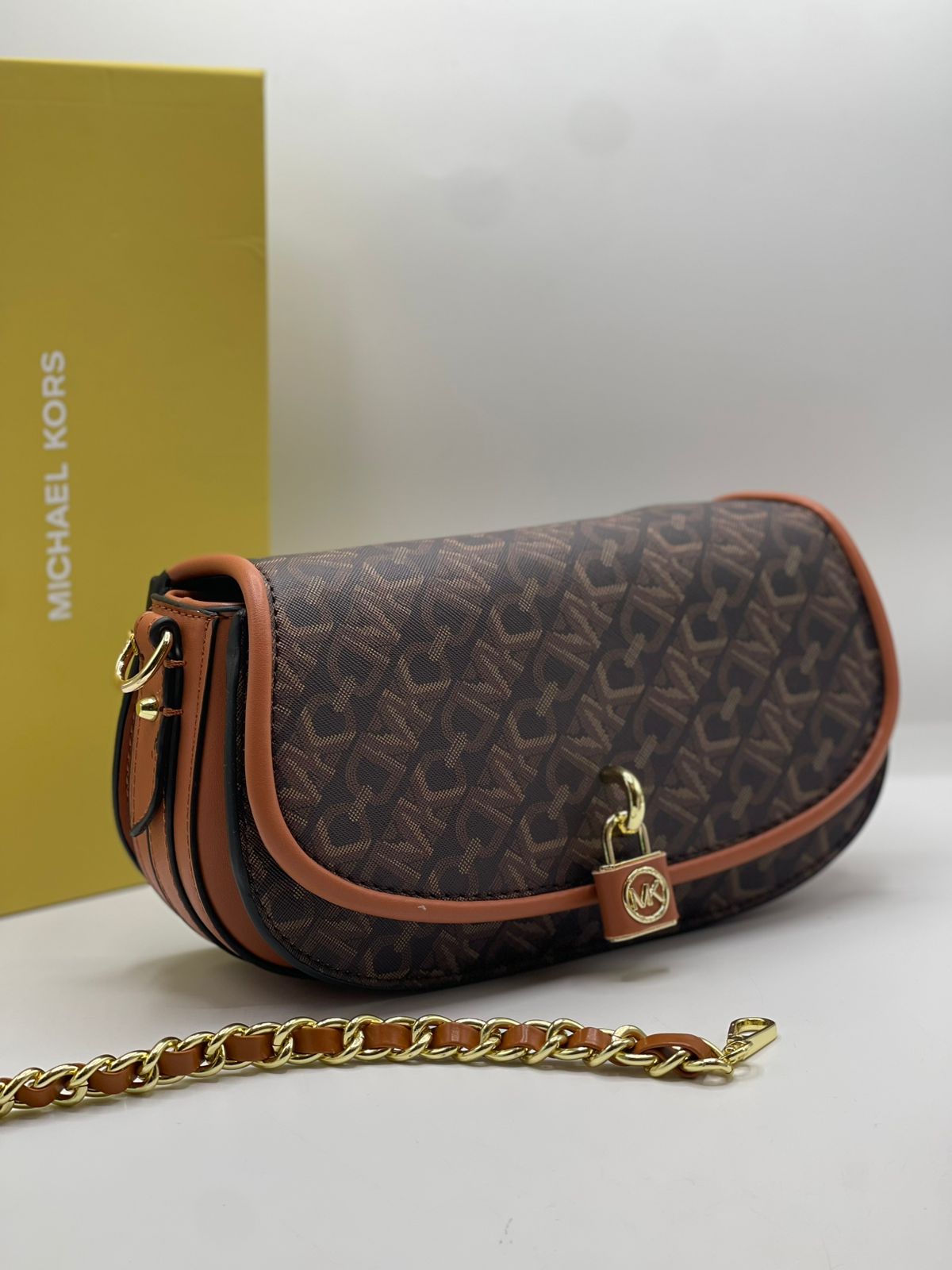 M-I-C-H-A-E-L K-O-R-S Crossbody Women Bag – Classic Edition (Brown)