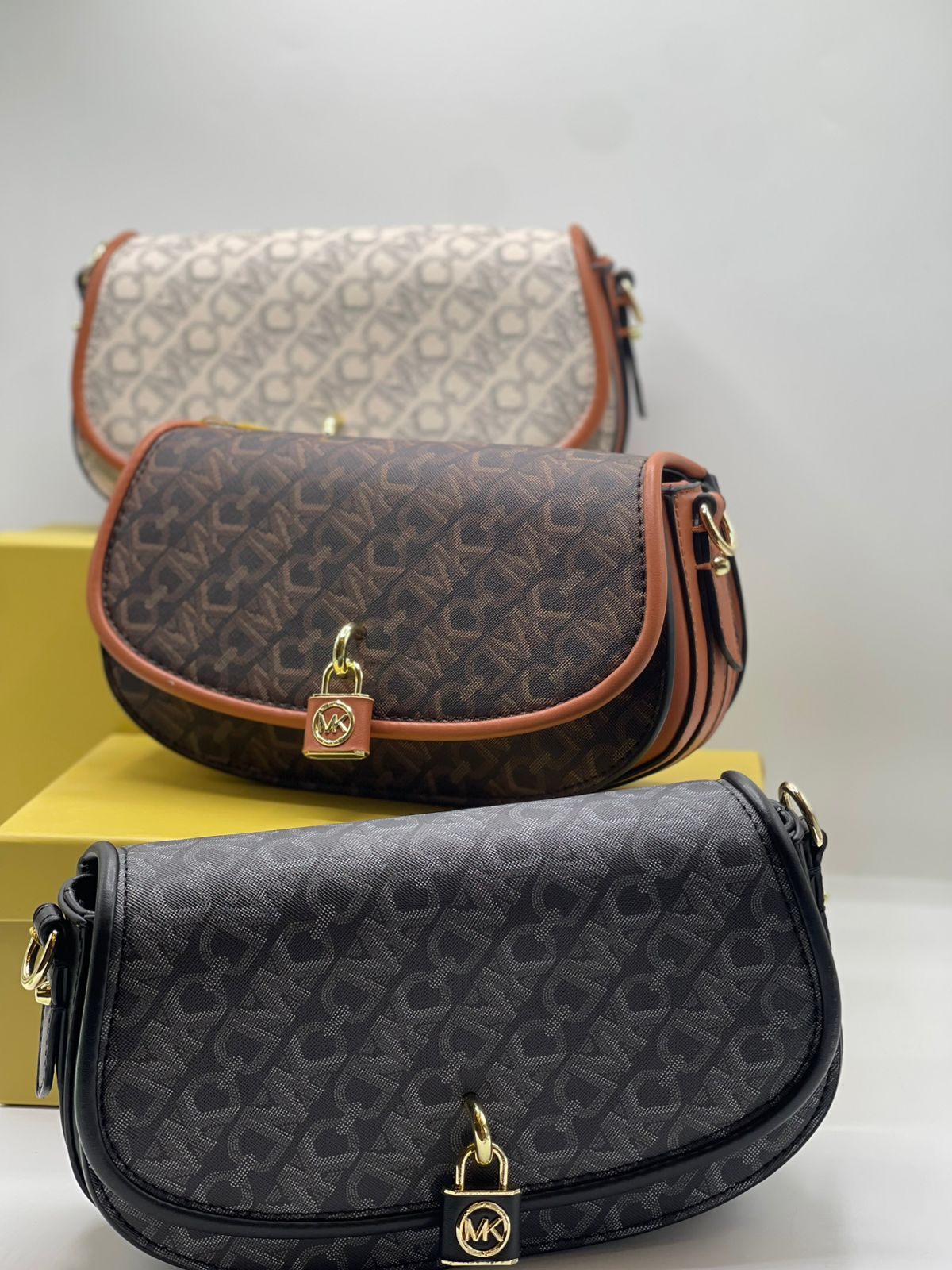 M-I-C-H-A-E-L K-O-R-S Crossbody Women Bag – Classic Edition (Brown)