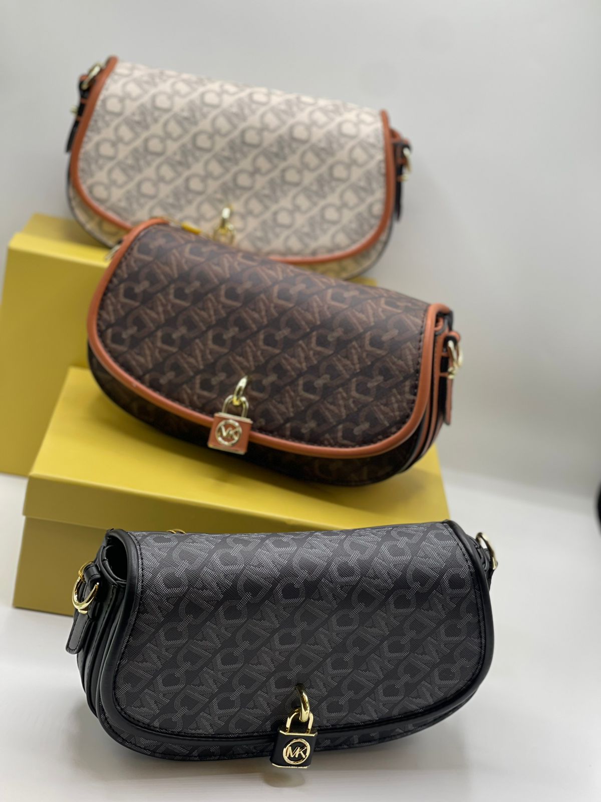 M-I-C-H-A-E-L K-O-R-S Crossbody Women Bag – Classic Edition (Brown)