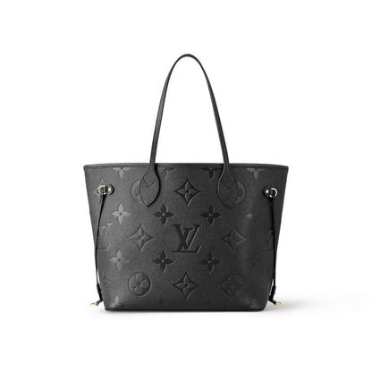 L-O-U-I-S V-U-I-T-T-O-N Neverfull MM Women Bag – Classic Edition (Black)