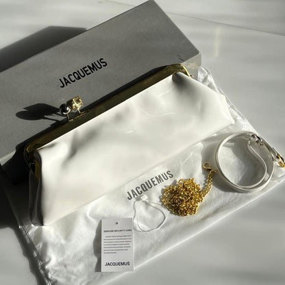 J-A-C-Q-U-E-M-U-S Salon Clutch Women Bag – Master Quality Edition (White)