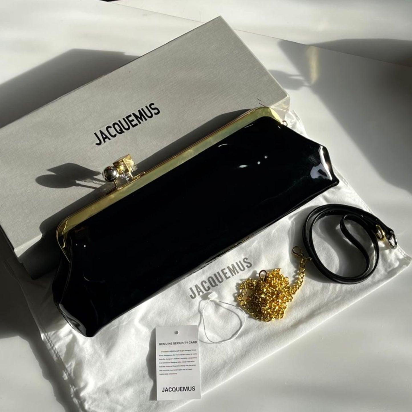 J-A-C-Q-U-E-M-U-S Salon Clutch Women Bag – Master Quality Edition (Black)