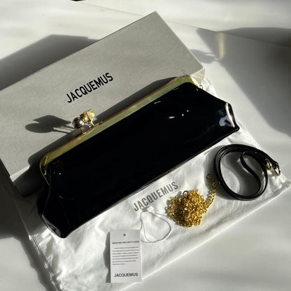 J-A-C-Q-U-E-M-U-S Salon Clutch Women Bag – Master Quality Edition (Black)