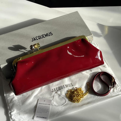 J-A-C-Q-U-E-M-U-S Salon Clutch Women Bag – Master Quality Edition (Red)