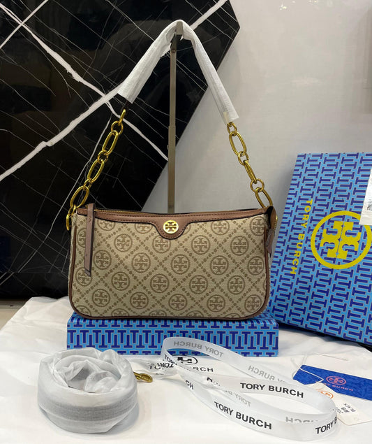 T-O-R-Y B-U-R-C-H Crossbody Women Bag – Master Class Edition (Brown/Beige)